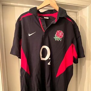 Nike England Rugby Polo Mens XL